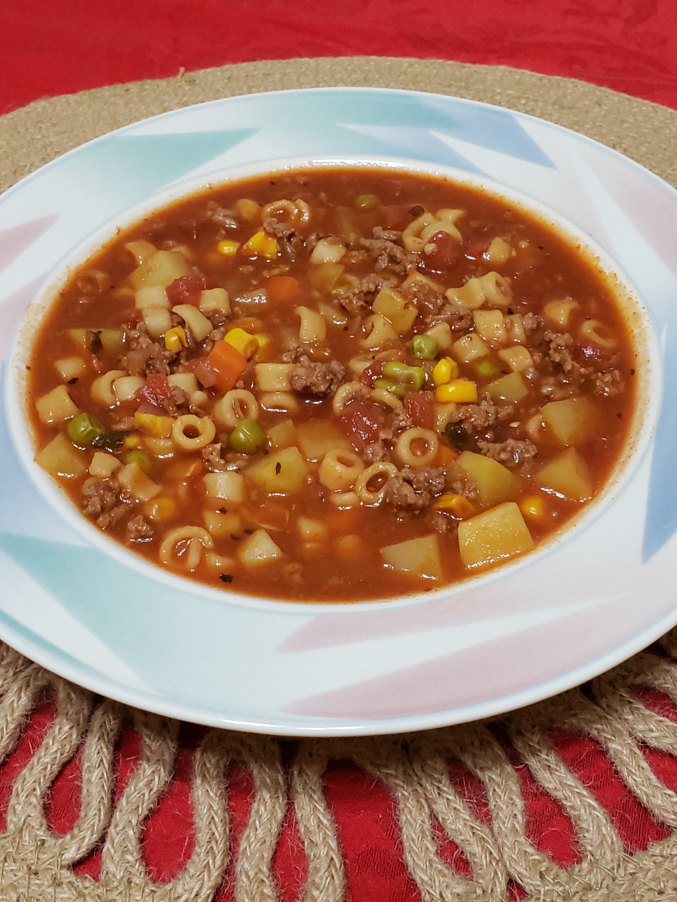 Hamburger Vegetable and Pasta Soup | Mike Tries a New Recipe